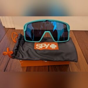 Spy Optic Monolith Sport Sunglasses w/ Happy Lens Matte Teal New With Box New